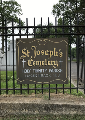 Saint Joseph's Cemetery Sign